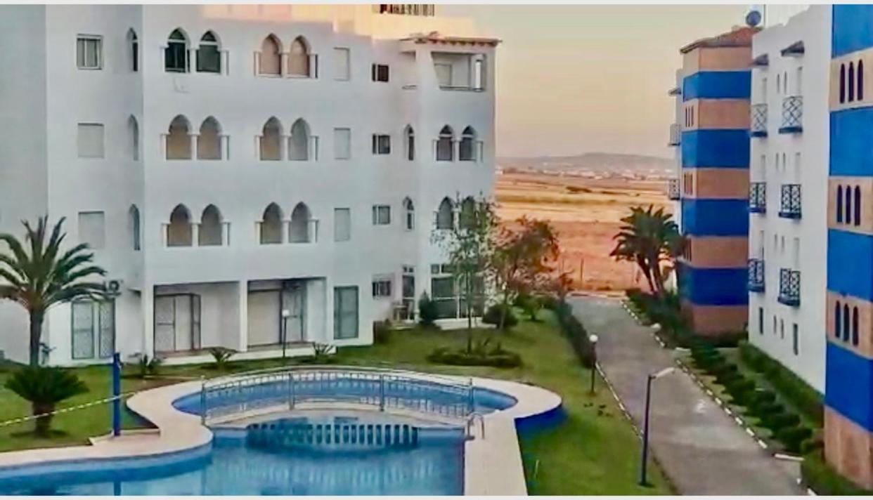 Tanger/Asilah: Appart 50M2 Face Mer Et Piscines, 5 Places, Tout Equipe+Wifi+Clim Apartment Briech Luaran gambar